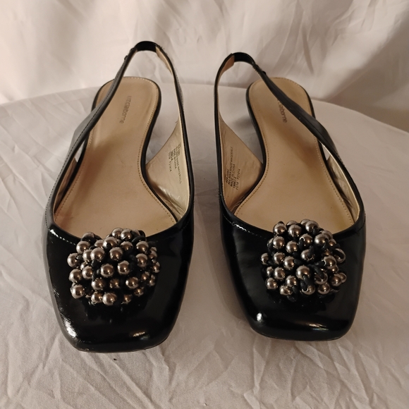 Liz Claiborne Shoes - Liz Claiborne Patent Beaded Slingback Shoe
